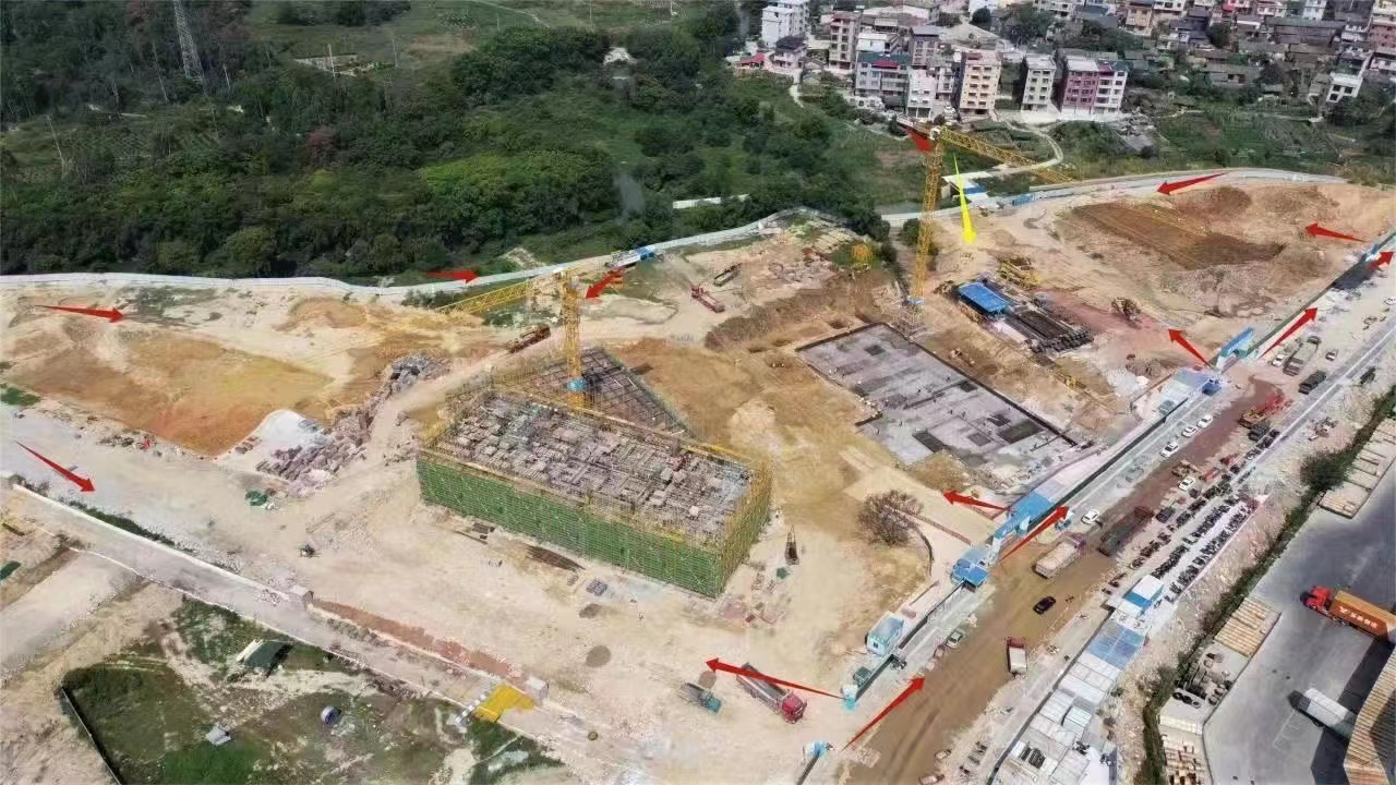 永福县中建八局项目塔吊监控安装
